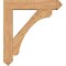 Ekena Millwork Legacy Arts and Crafts Smooth Bracket w/ Offset Brace, Western Red Cedar, 7 1/2"W x 36"D x 40"H BKT0806X36X40LEC03SWR - alternate 4